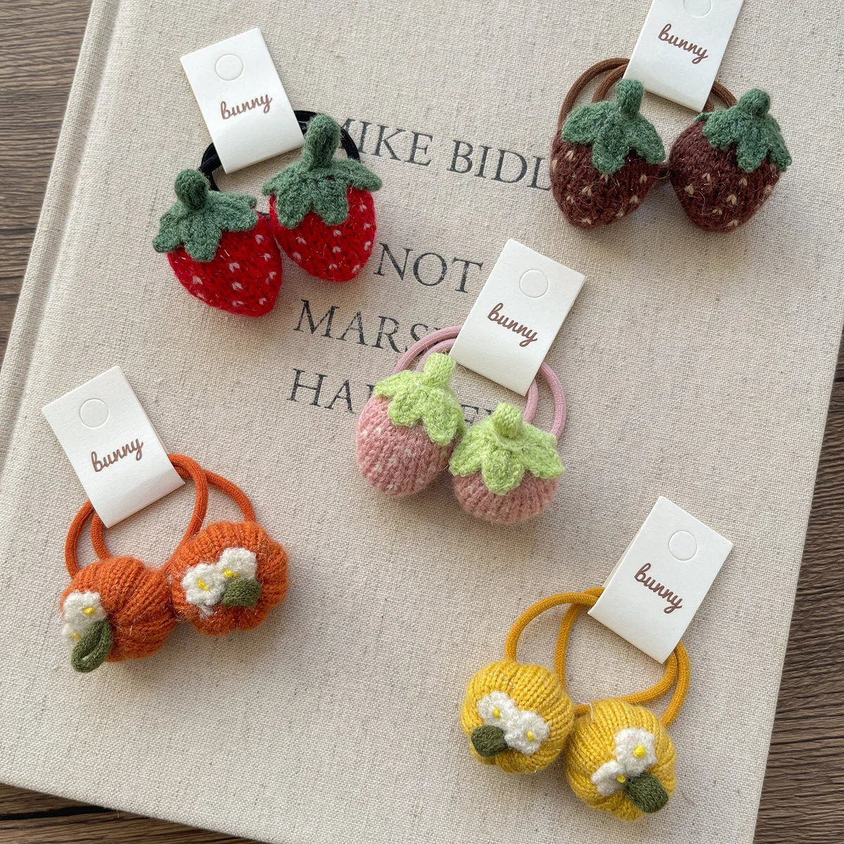 Diademas de algodón con estampado de frutas para niños - imagen 4