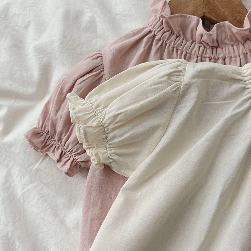 Milangel-Camiseta con flores bordadas para bebé, jersey de verano para niña pequeña, ropa de abrigo infantil, blusa - imagen 5