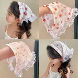 Arcadian Diadema infantil cereza y fresa estampado dibujos animados