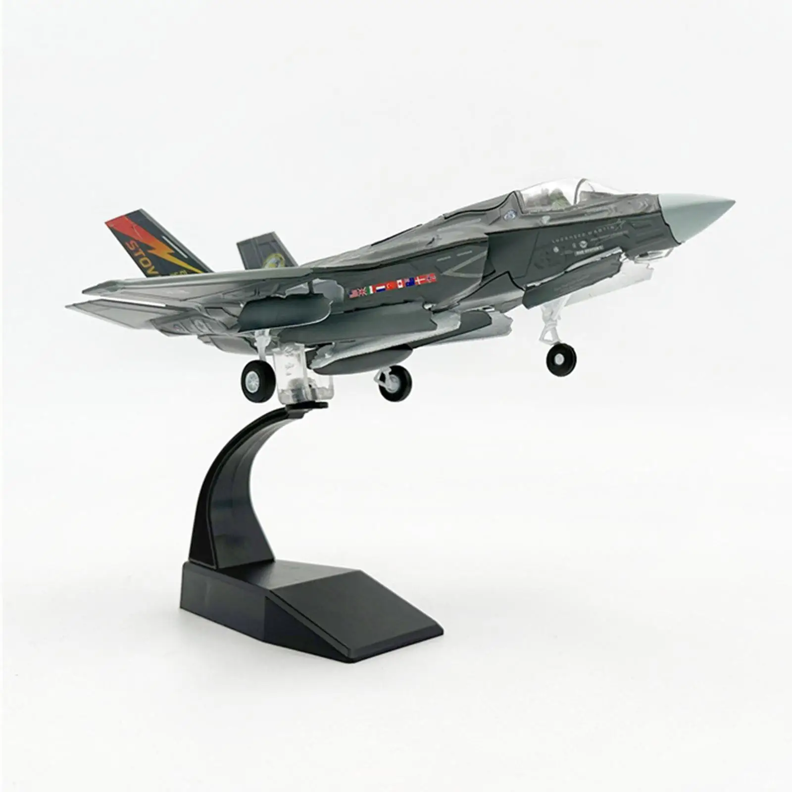 Aircraft Model 1/72 Scale Alloy Souvenir Tabletop Decor with Display Base Fighter Model Plane Model Toy for Holiday Gift Adults