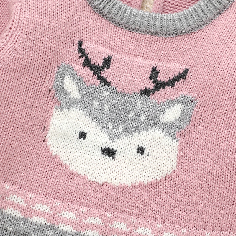 Conjunto de punto para niña – Suéter y pants de invierno - imagen 3