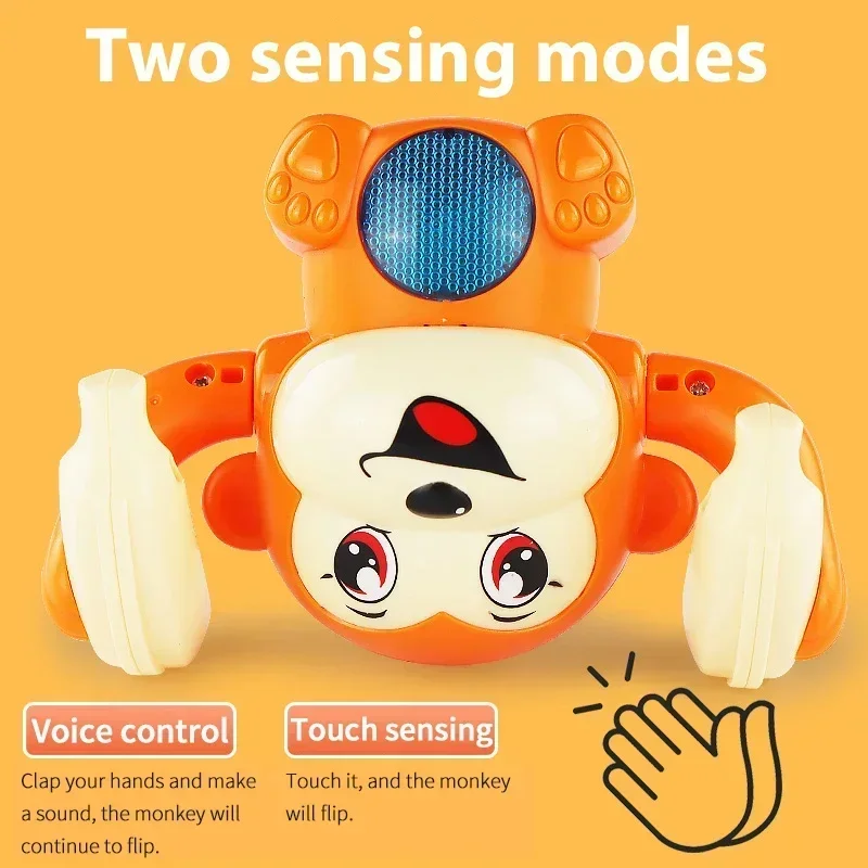 Mono eléctrico interactivo con control por voz, música y luces - imagen 5