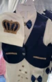 dark blue and gold