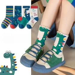 Calcetines de algodón con dinosaurios para niños - Otoño Invierno