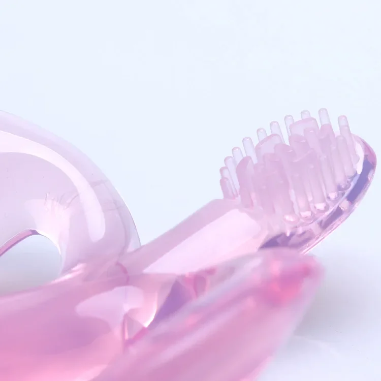 Cepillo de dientes de tortuga marina de alta calidad, mordedor de silicona suave y seguro para el medio ambiente para bebés, mordedor para niños, cepillos de dientes para niños - imagen 5