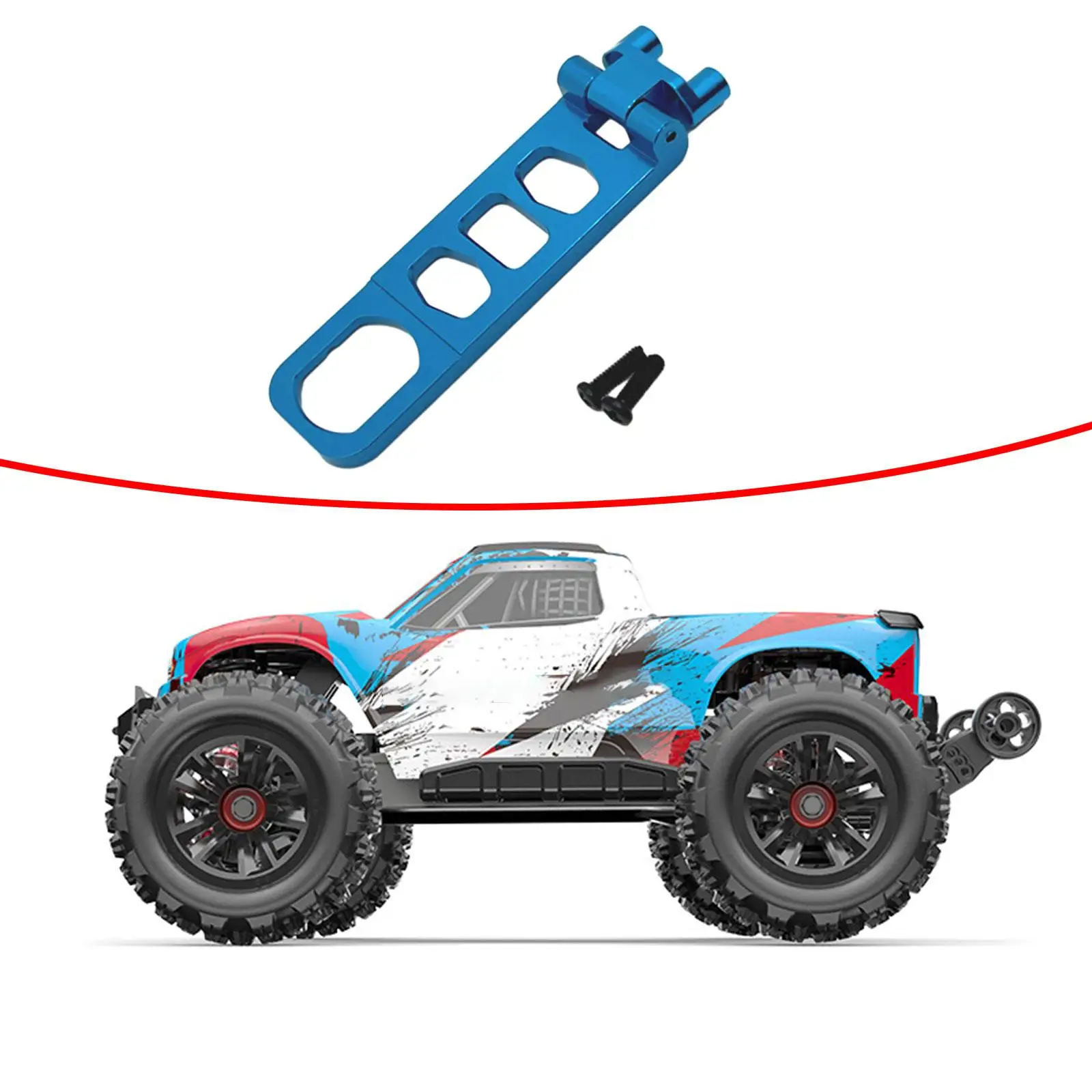 RC Car Battery Fixed Component Hobby Tool Fixed Bracket Holder Battery Fixed Base for 16208 16207 16209 16210 1:16 Scale RC