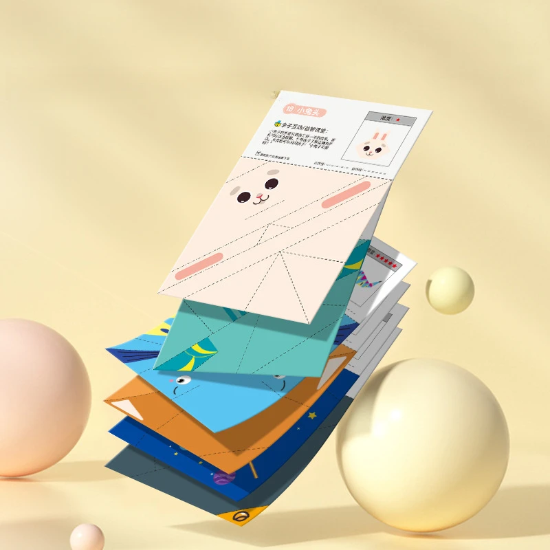 Kit de origami 3D educativo DIY con libro de papel para pequeños - imagen 5
