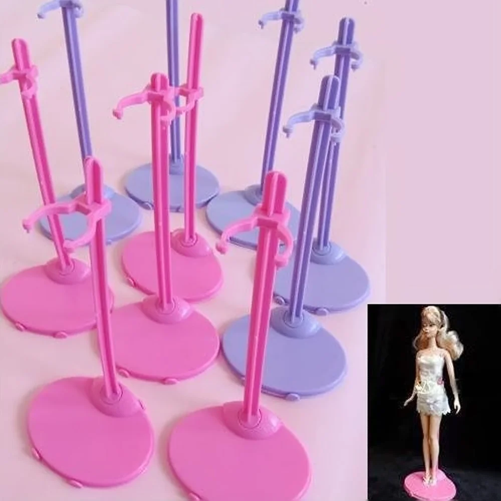 Soporte de exhibición para muñeca, soporte de exhibición para modelo Barbie, soporte de maniquí, accesorios para juguetes Barbie, 10 Uds. - imagen 5