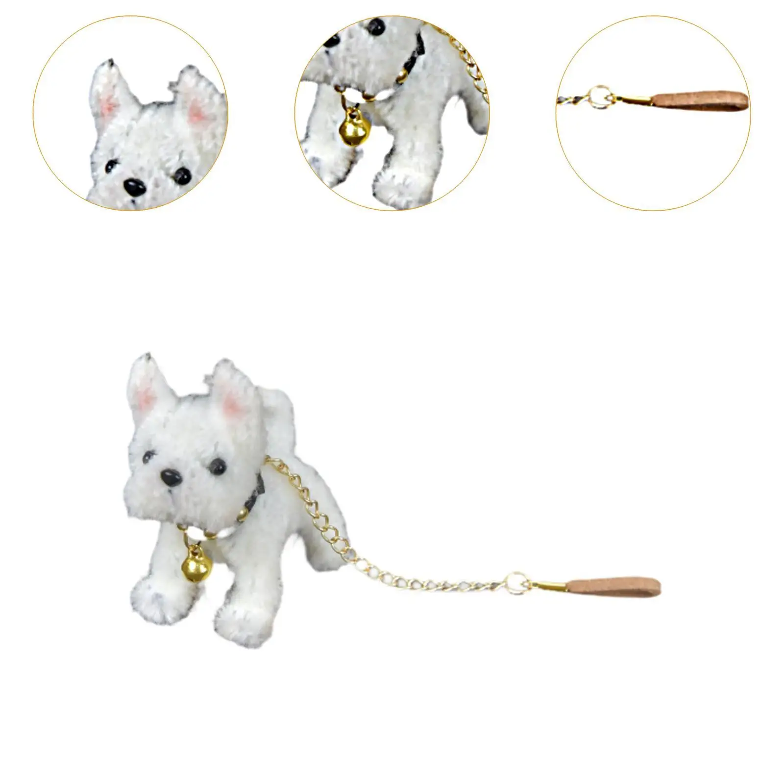 Casa de muñecas en miniatura, decoración de casa de muñecas con perro, Mini modelo bonito hecho a mano a escala 1:12 para accesorios de fotografía, micropaisaje - imagen 5