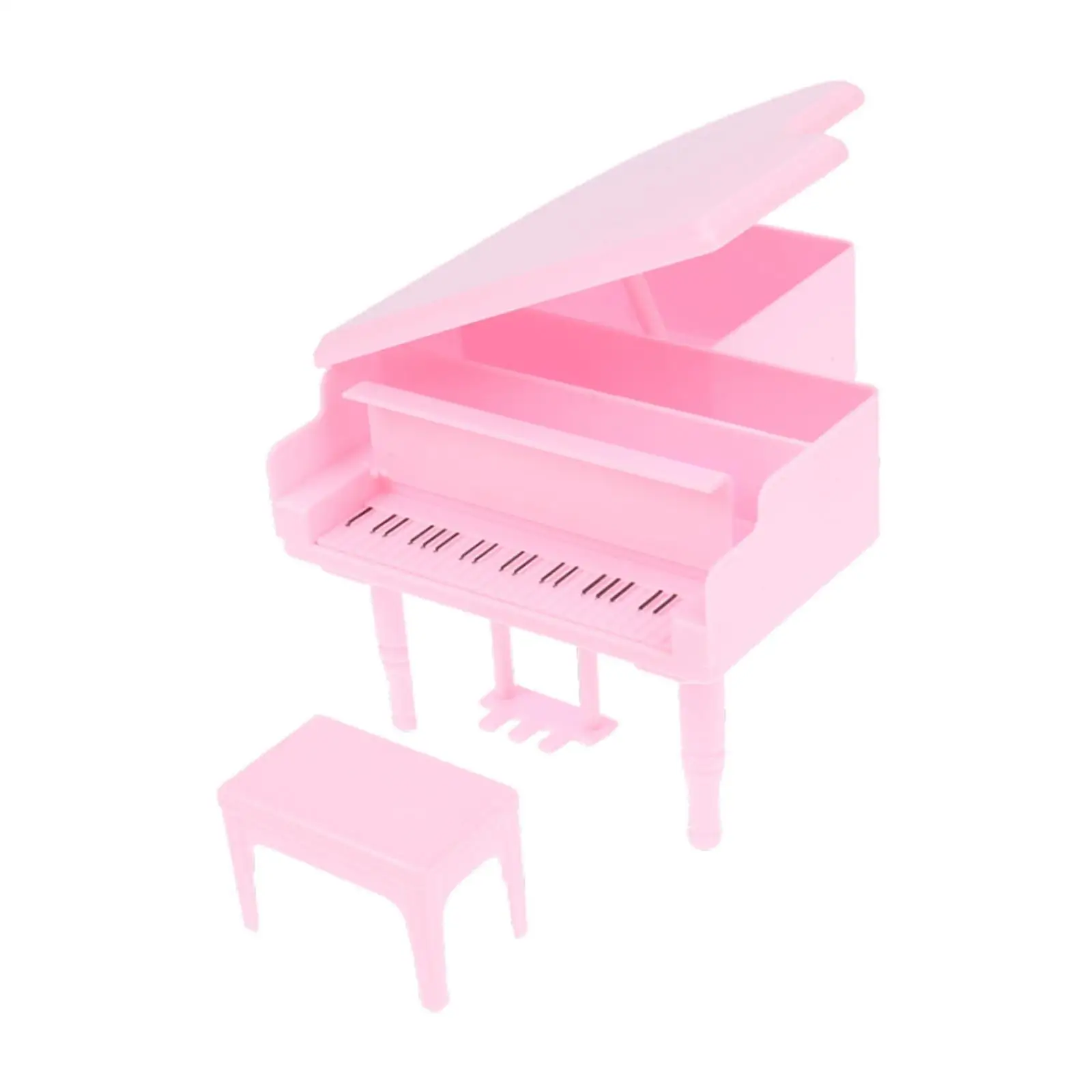 1:12 Dollhouse Miniature Piano Simulation Model for Bedroom Playhouse Home