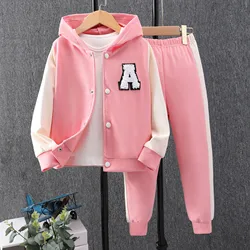 Conjunto infantil a cuadros con capucha - abrigo de moda