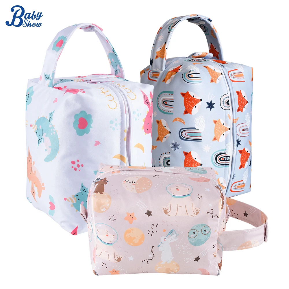 Bolsa húmeda lavable de doble capa para pañales reutilizables - imagen 2