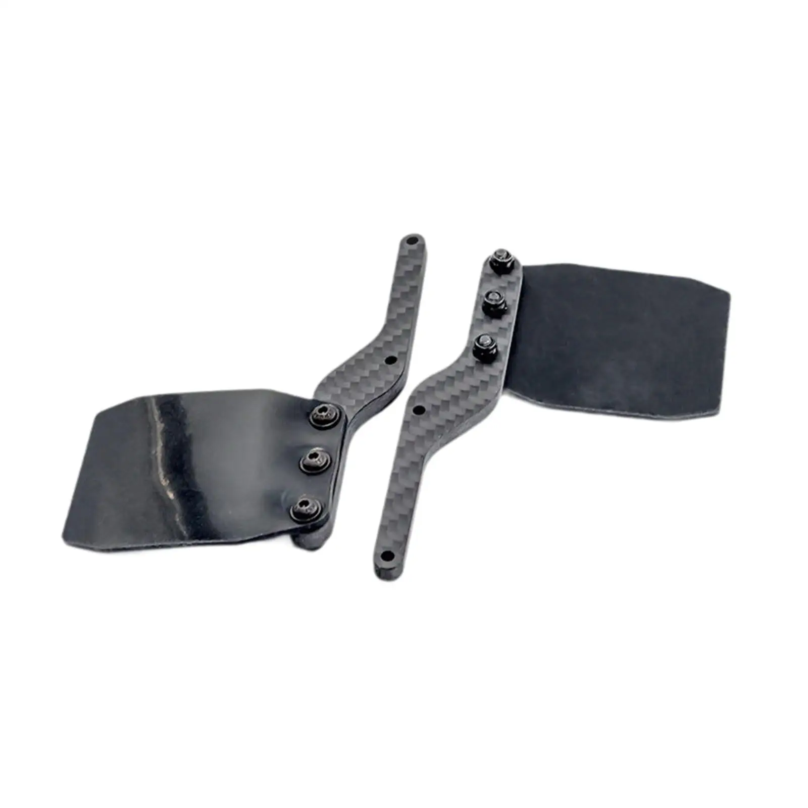 2 Pieces 1/7 RC Fender Accessories Upgrade Parts Mud Guard Silicone Mudguard