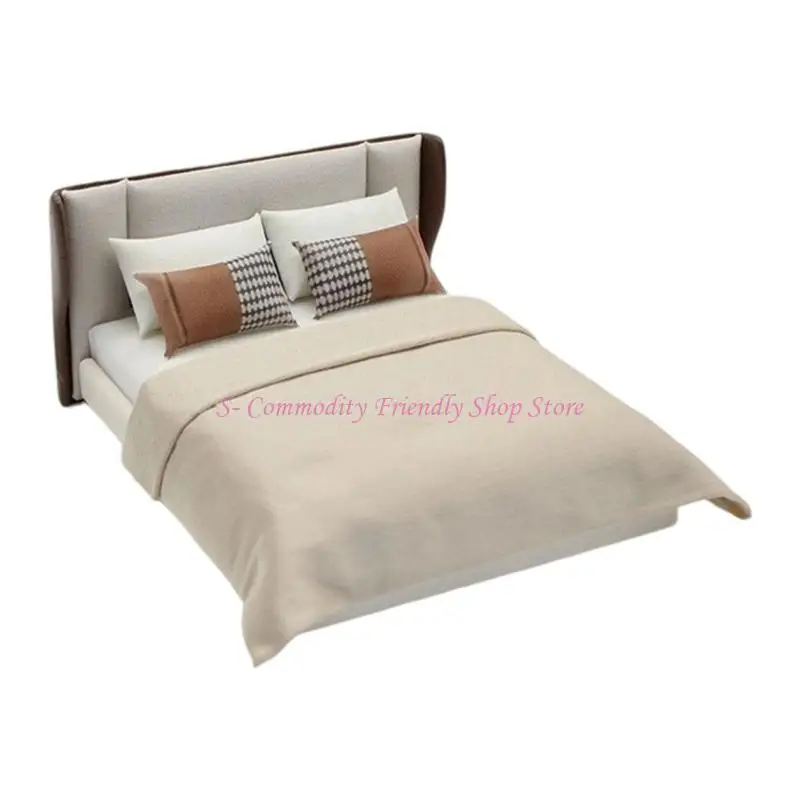 Cama de Muñeca Moderna Escala 1/20 – Mueble Infantil Decorativo - imagen 2