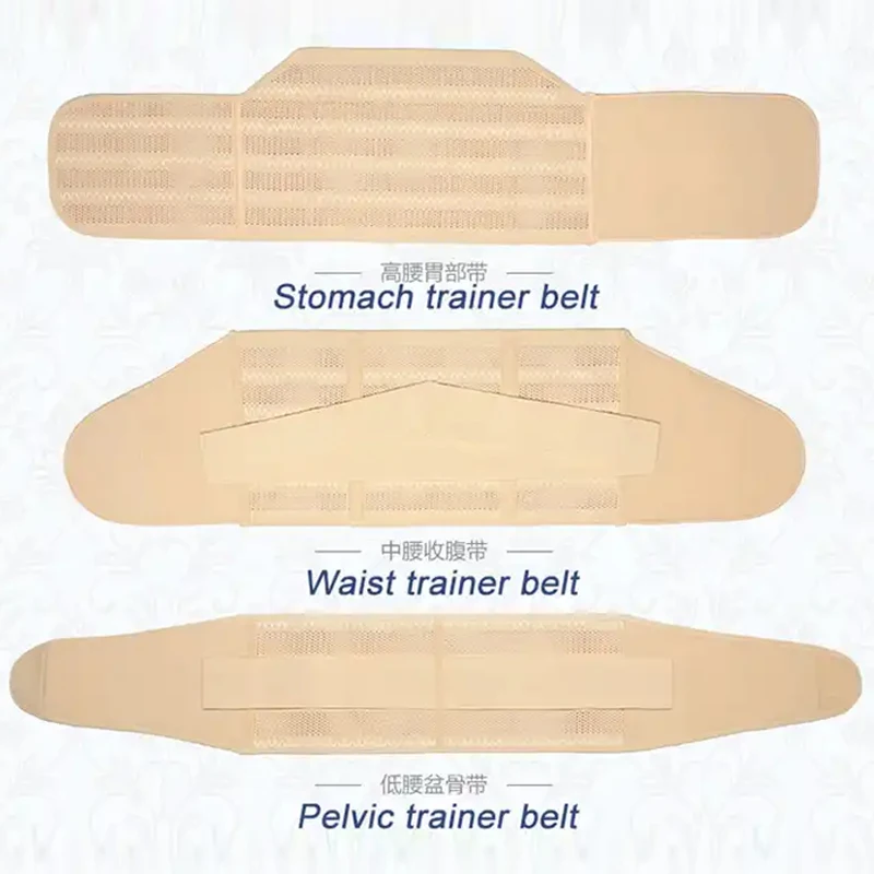 Correa Abdominal posparto 3 en 1, banda para el estómago, faja pélvica para maternidad, sección de cesárea, corsé adelgazante - imagen 3