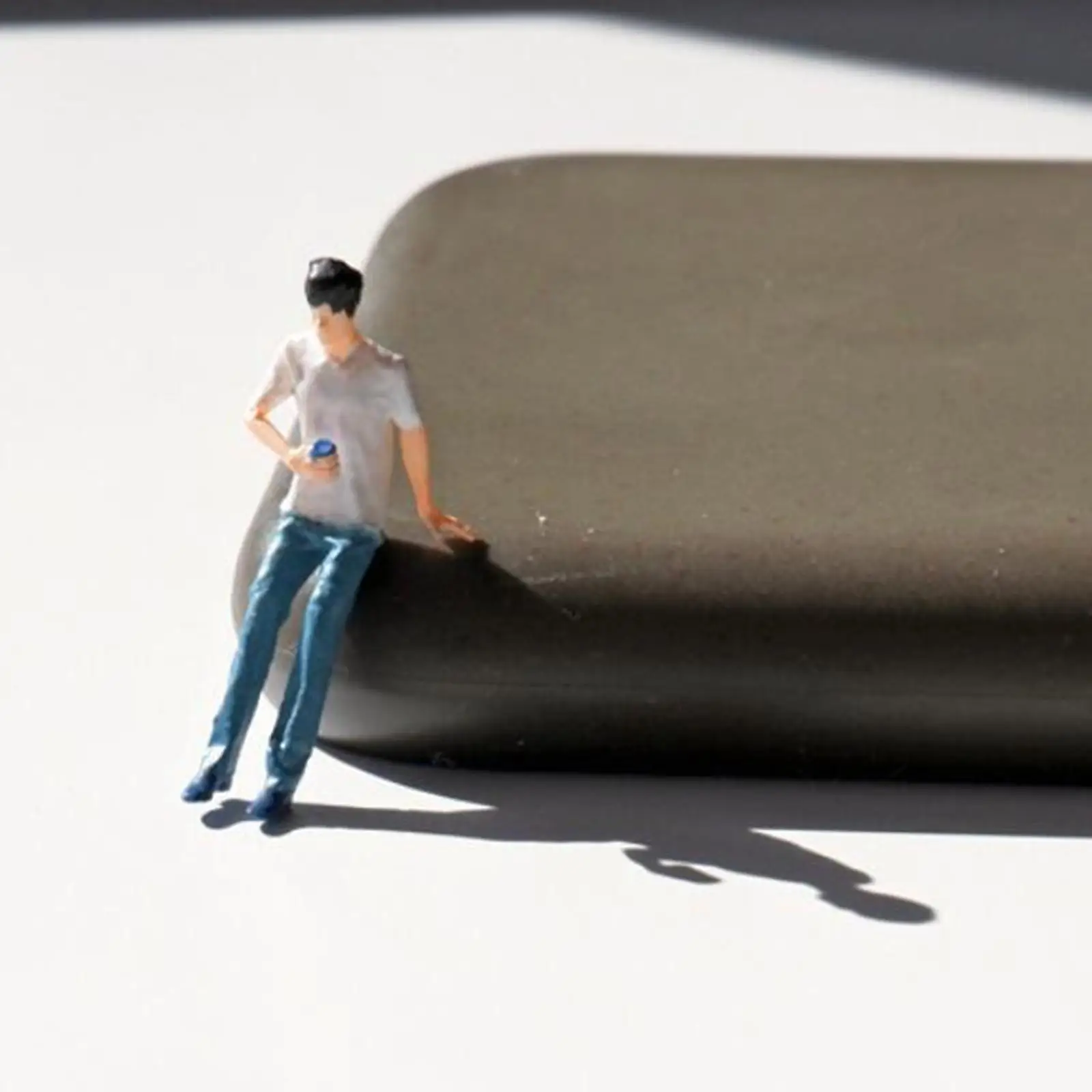Miniature 1/64 Scale People Figures for Scenery Landscape Sand Table Decoration Layout