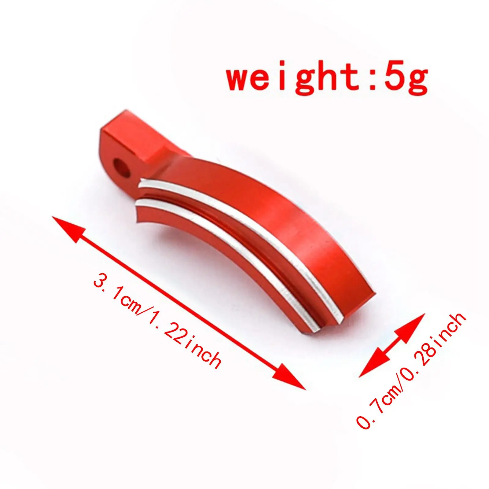 Car Throttle Trigger Controller Throttle Trigger Arm,High Performance Replace Parts Brake Rod,Aluminum Alloy for NB4 Pro