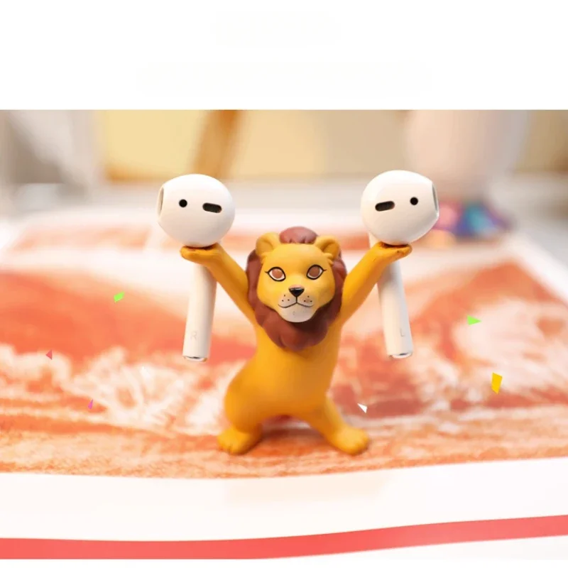 Cápsula de QUALIA japonesa, juguetes, portalápices de animales, serie pingüino, León, elefante, papelería, figura de acción de gato, adornos coleccionables - imagen 5