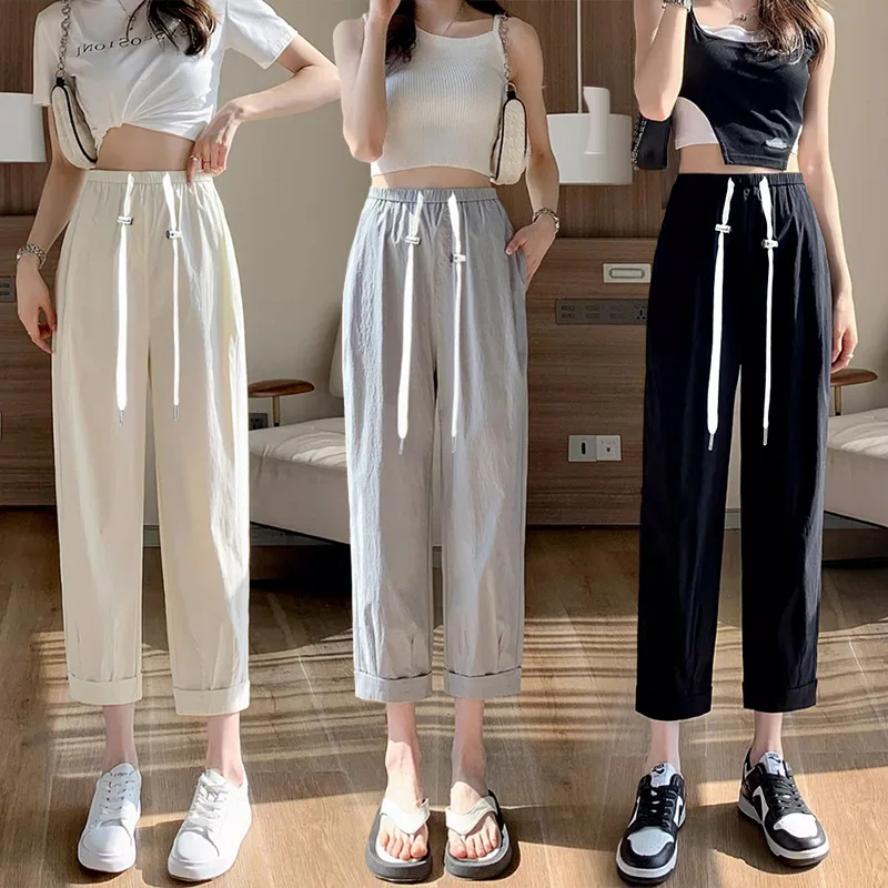 Pantalones premamá de algodón negro – Cómodos y frescos para verano