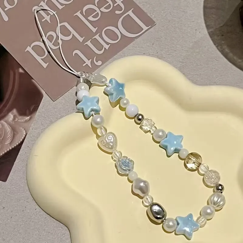 Móvil de perlas con estrellas para habitación infantil - imagen 5