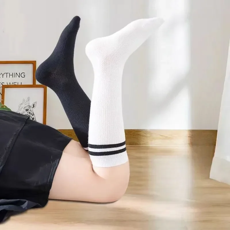 Calcetines finos de malla japonesa para niños – Tubo largo unisex - imagen 4
