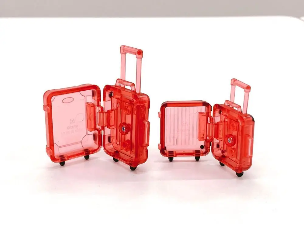 Juguetes de cápsula de Tarlin, Maleta colorida part.2, equipaje kawaii, gimmicks, miniaturas de casa de muñecas para 1/12, figuras de muñecas - imagen 5