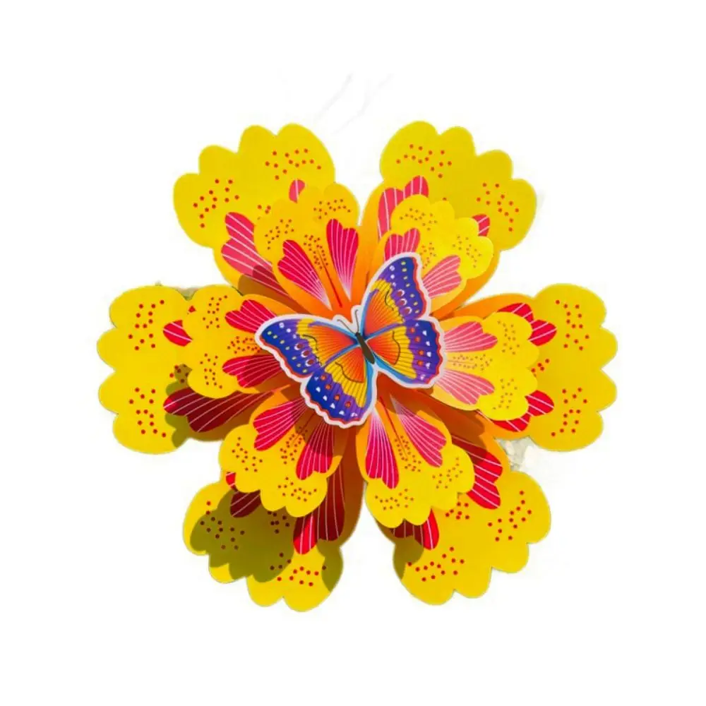Molino de viento infantil multicolor con mariposas y abejas - imagen 2