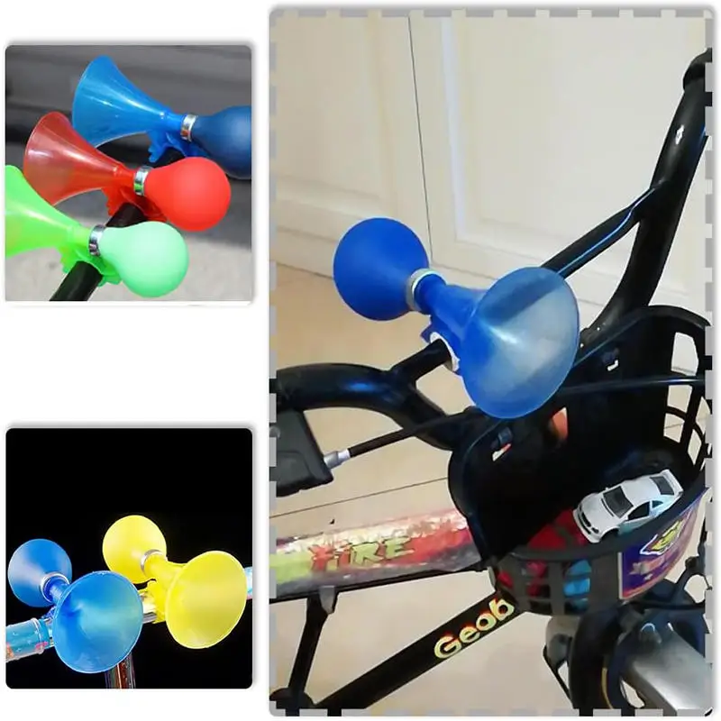 Bocina de seguridad para manillar de bicicleta de carretera, timbre, accesorios de ciclismo para niños, campanas coloridas, campana fuerte para bicicletas, bocina de aire para bicicleta - imagen 2