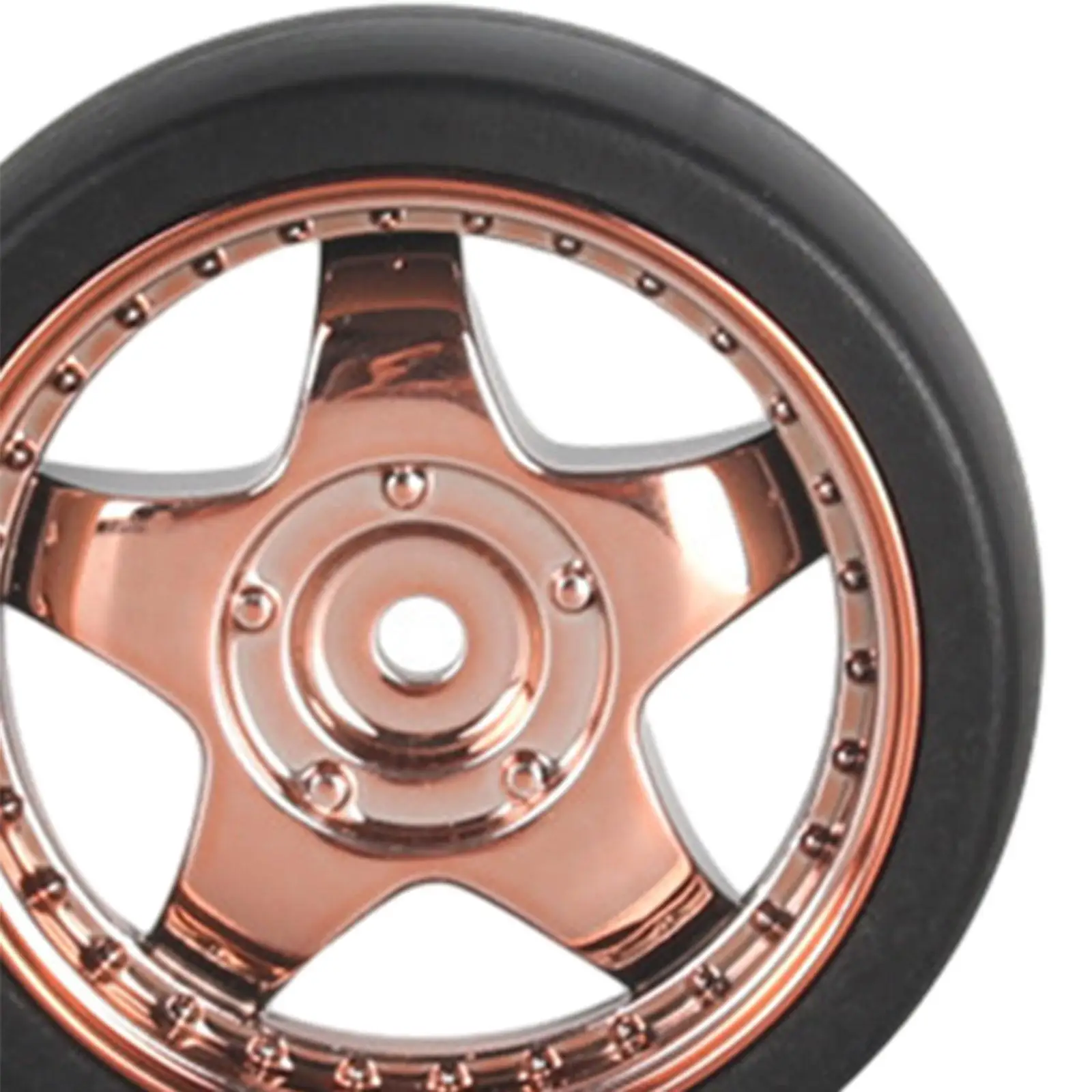 4x RC Car Drift Tires Wheel Rim and Tires Set for 1/18 RC Drift Rally Car DIY Modification Spare Parts Accessory Repalces