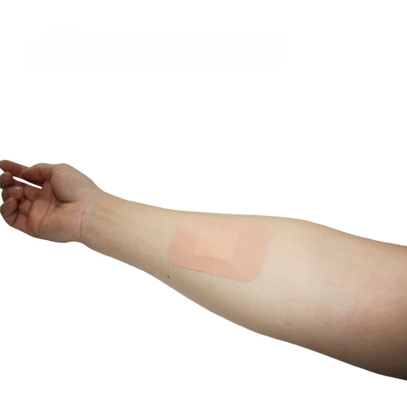 50 unids/set 7,6*5,1 CM parche de piel grande PE impermeable forma cuadrada tirita accesorios de primeros auxilios vendajes adhesivos de yeso para heridas - imagen 3