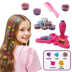 Kit de joyas para el pelo con pedrería – Peinado infantil