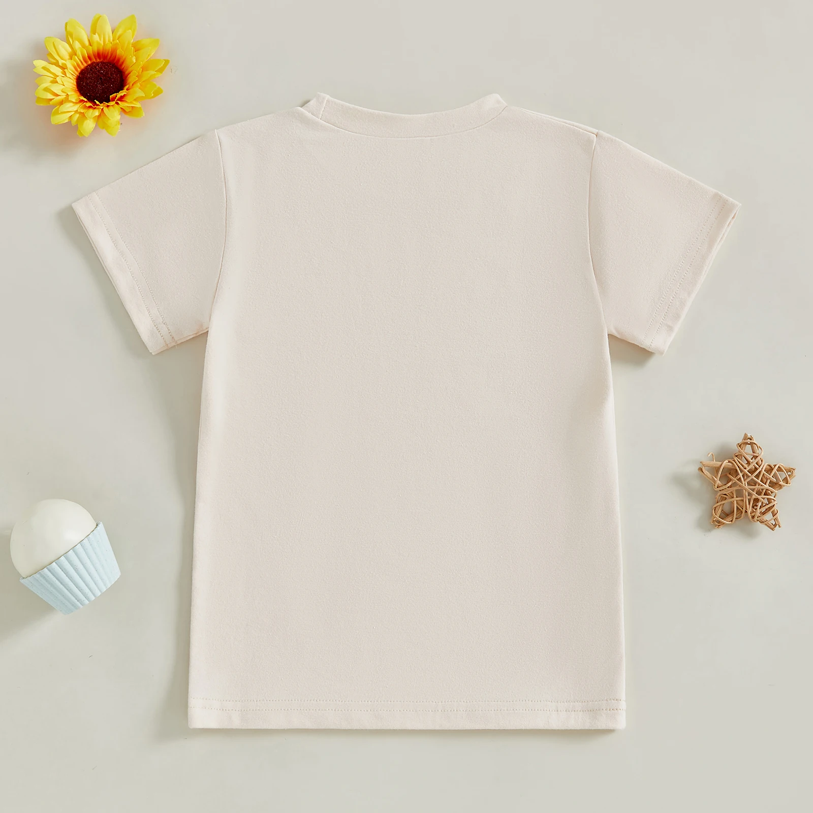 VISgogo Camiseta de regreso a la escuela para niños, camisetas de verano con estampado de letras y cuello redondo de manga corta para uso diario informal - imagen 4