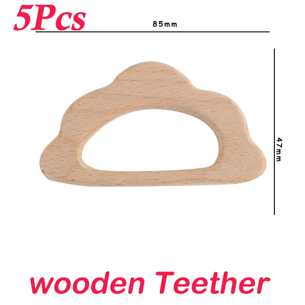5pcs cloud teether