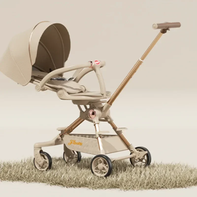 Cochecito de bebé ligero y plegable con asiento bidireccional - imagen 3