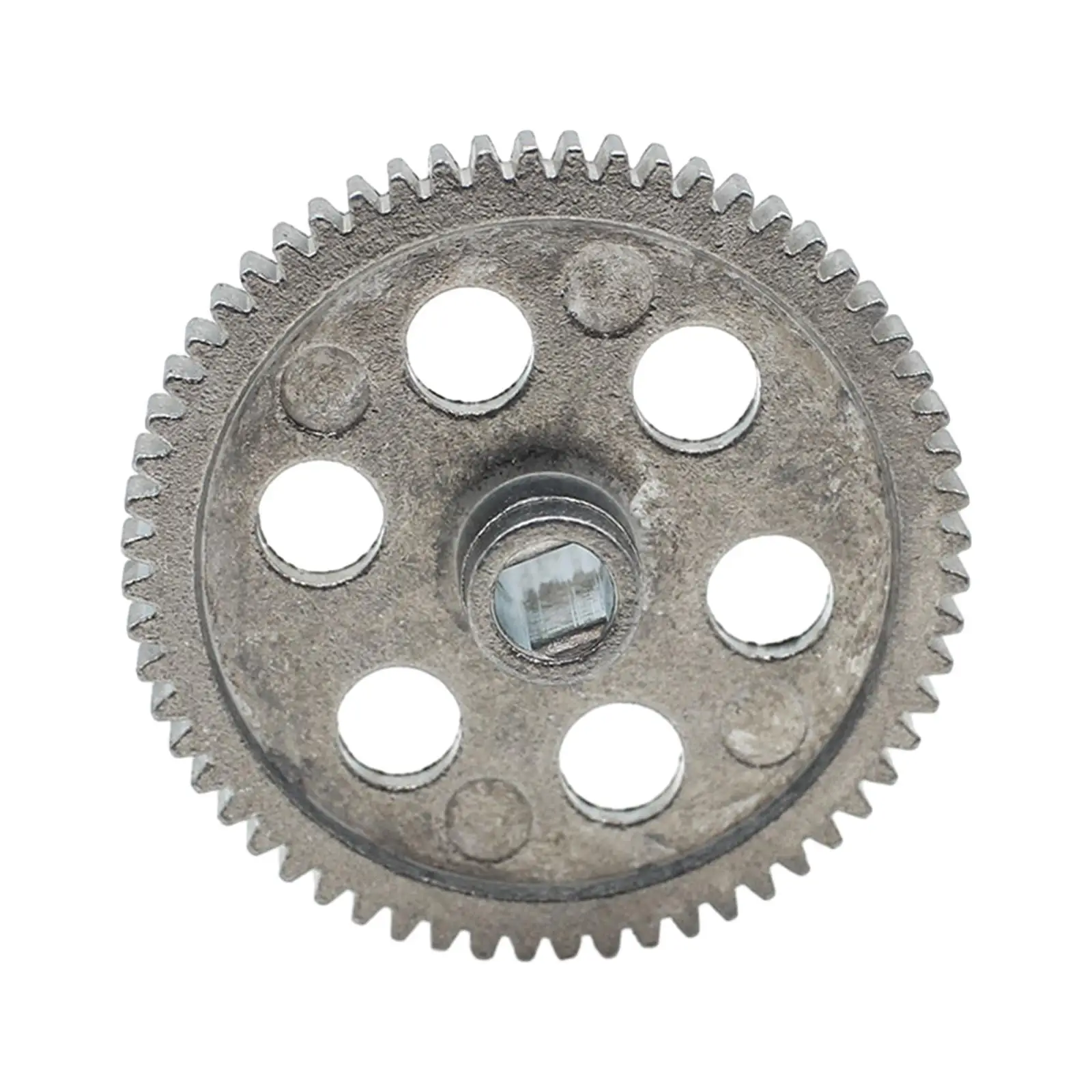 RC Car Reduction Gear Durable Diameter 37mm Upgrade Parts Metal Diff Main Gear for Wltoys 124008 Car Hobby Model Truck Replace