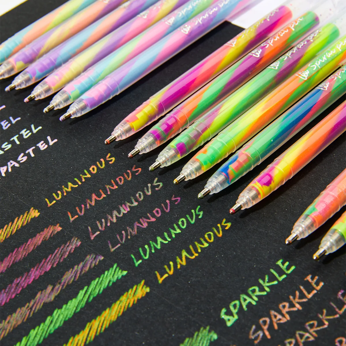 Bolígrafos gel mágicos cambiantes de color Kawaii para colorear