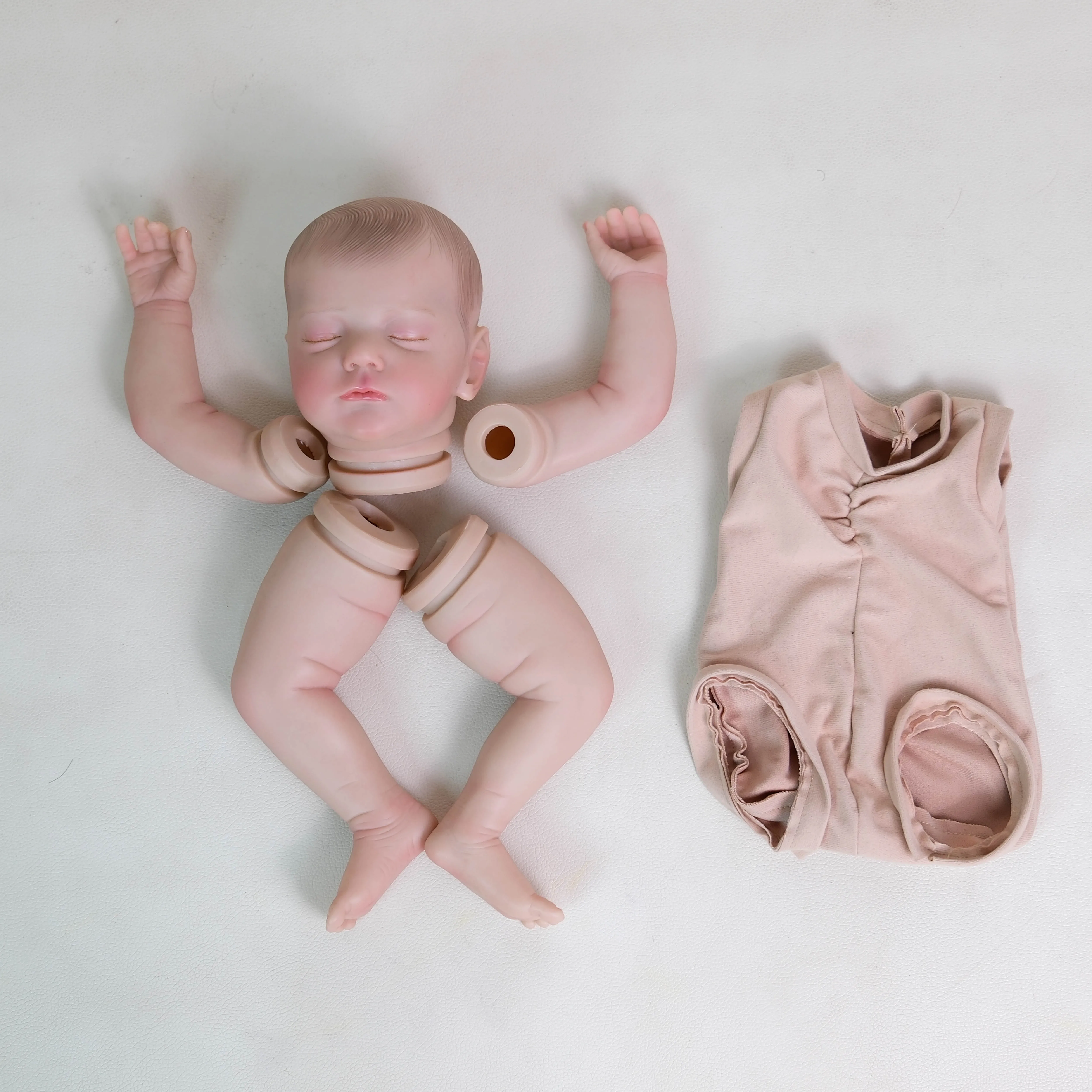 Muñeca reborn Alessia pintada a mano con venas realistas NPK - imagen 5