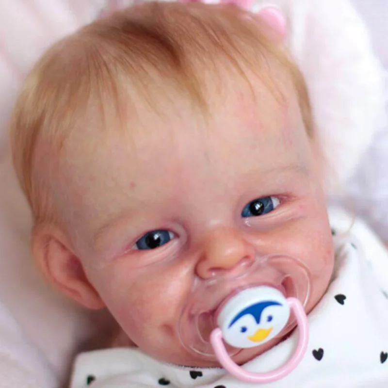 21 인치 비닐 다시 태어난 인형 키트 Shaya 도색되지 않은 조립되지 않은 빈 인형 부품 소녀를위한 DIY 아기 금형 - imagen 3