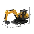 Excavator yellow