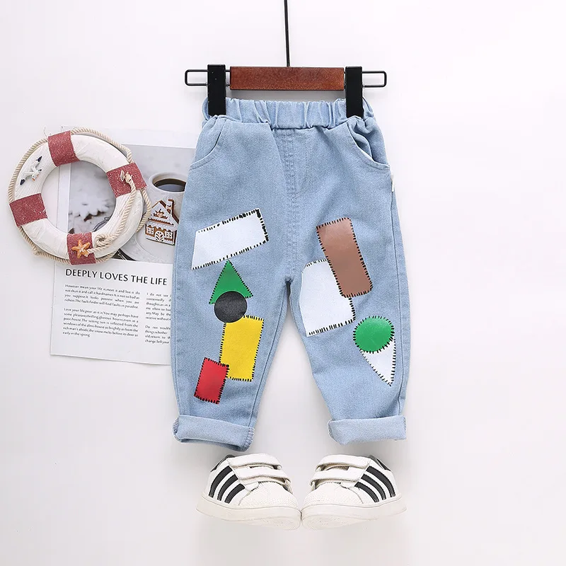 Nueva ropa de primavera y otoño para niñas, pantalones para niños, pantalones de moda para niños, traje deportivo informal para niños, ropa deportiva infantil - imagen 3