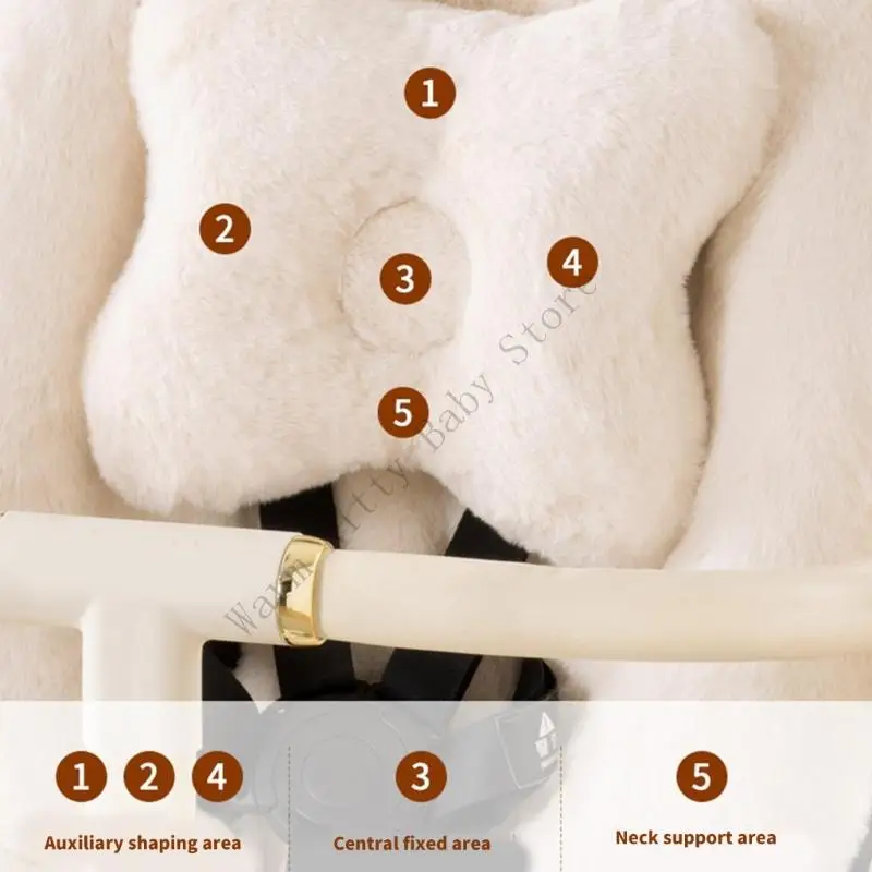 Cojín universal para cochecito de bebé – Almohada adaptable y cómoda