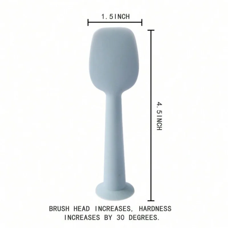 Aplicador de crema para pañales de bebé, raspador de silicona, aplicador de espátula para glúteos con ventosa, herramienta de cuidado aplicador de silicona - imagen 5