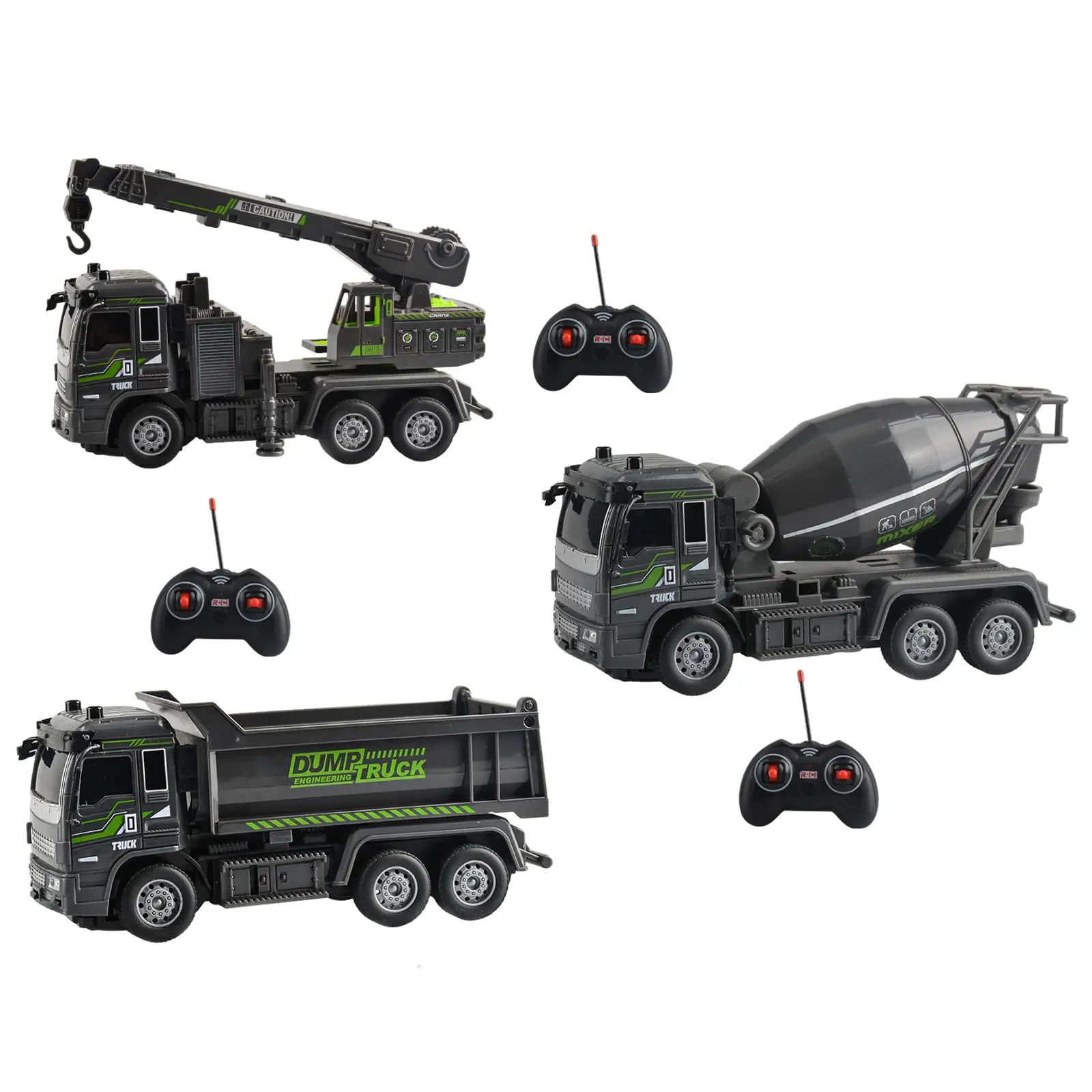 1:32 RC Engineering Car Toy 6WD Remote Control Truck for Boys Kids Children