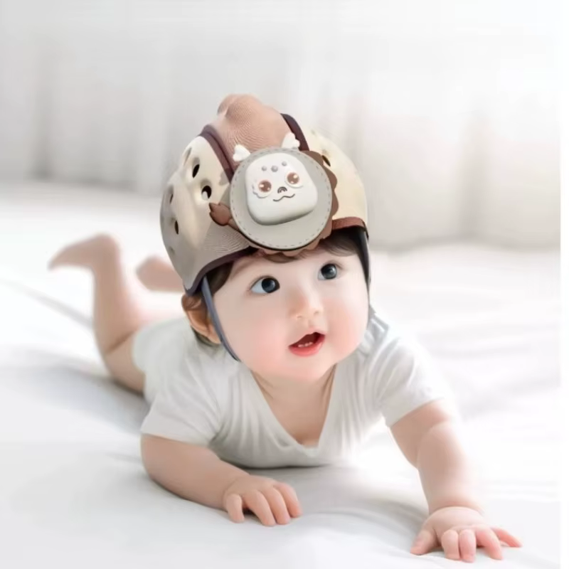 Casco protector transpirable para bebé ajustable, primeros pasos