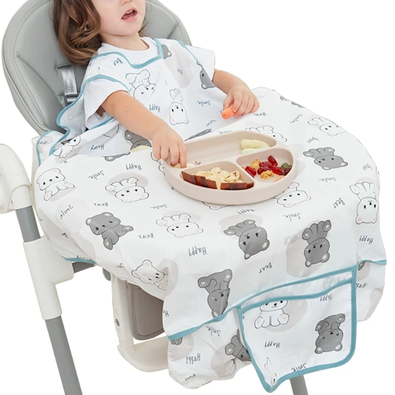 Babero Silla Comedor para Bebé sin Mangas - imagen 3