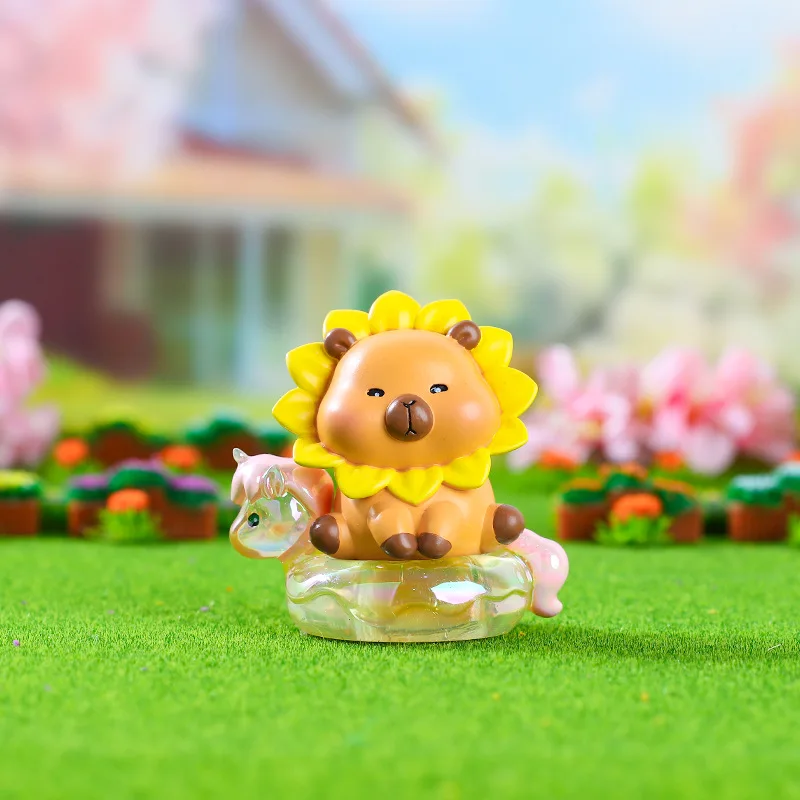 Capybara Blind Box Kawaii Baby Capibara Anime figura de acción Juguetes Decoración de escritorio regalo de cumpleaños y Navidad - imagen 5
