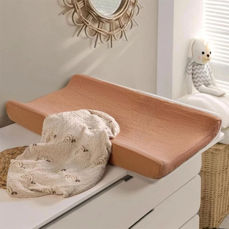 M76C 2 uds sábanas ajustadas algodón para cochecitos bebé lado cuna, masaje táctil para recién nacidos,