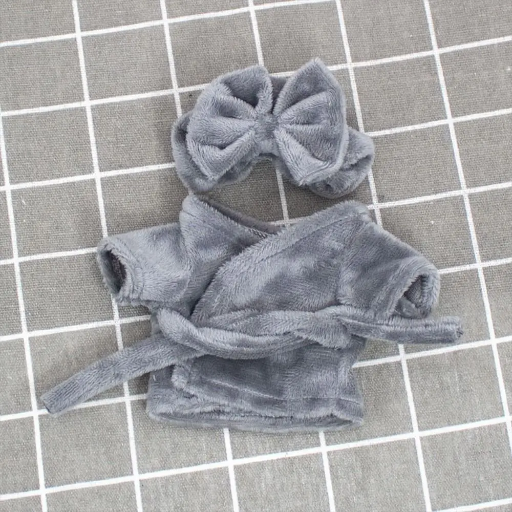 Conjunto de ropa para muñecas: pijama de terciopelo con diadema 15-20 - imagen 3
