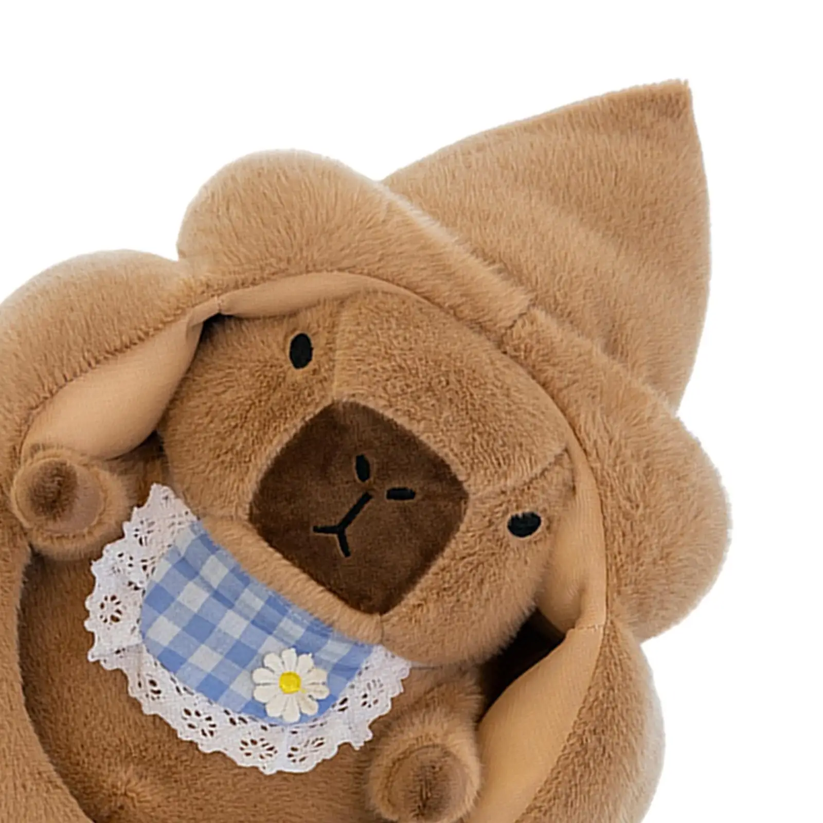 Plush Capybara Doll Cartoon Plush Animal Home Decor Collectible Creative Capybara Stuffed Animal for Gifts Family Children Teens