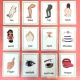 12pcs body part B